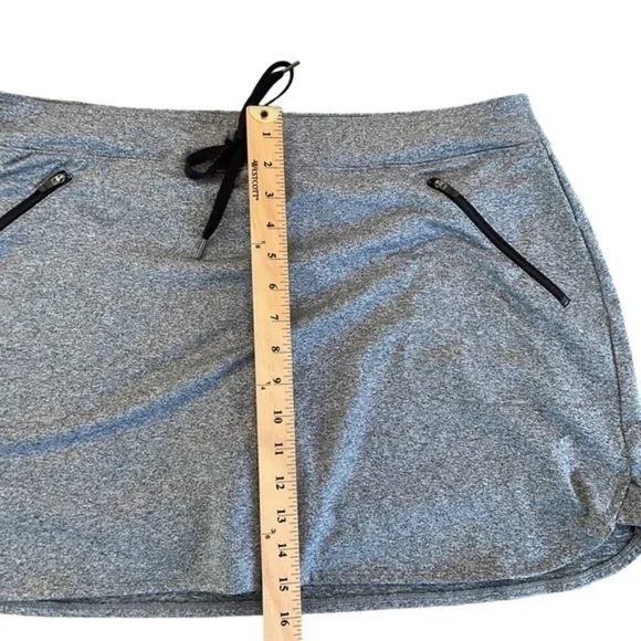 Tek Gear Grey Skorts with Zipper pockets Size XXL - Picture 8 of 8